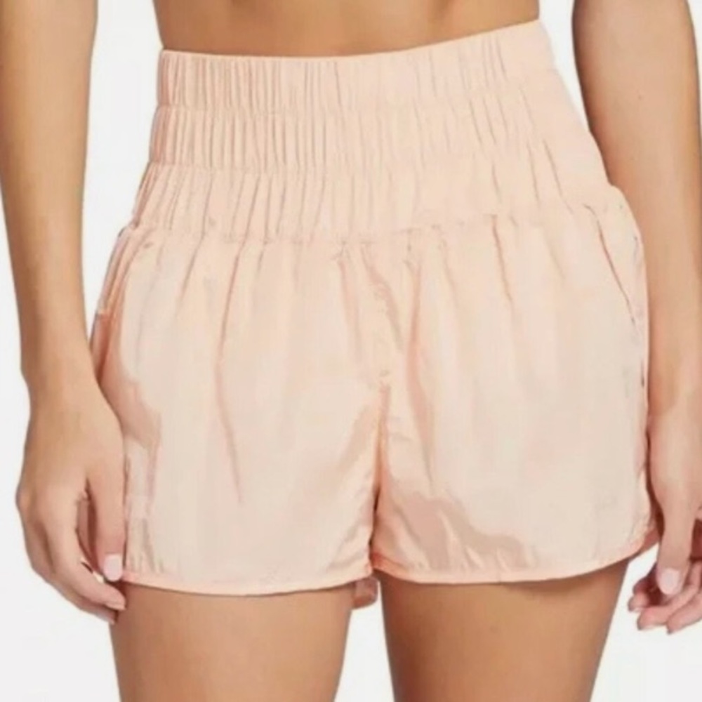 Free People Movement The Way Home Running Shorts‎ peach